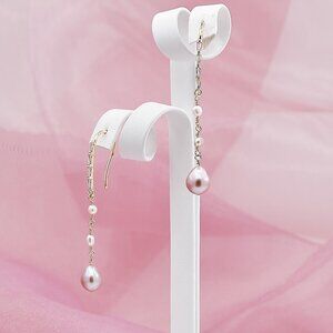 Edison Pearl Dangle Earrings, 14K Gold Filled